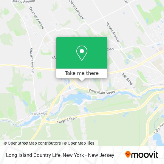 Long Island Country Life map