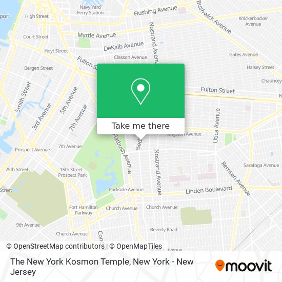 Mapa de The New York Kosmon Temple