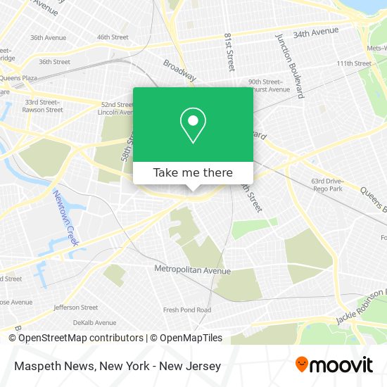 Maspeth News map