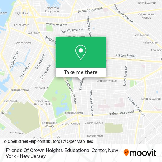 Friends Of Crown Heights Educational Center map