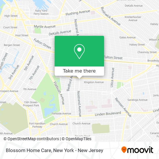 Blossom Home Care map