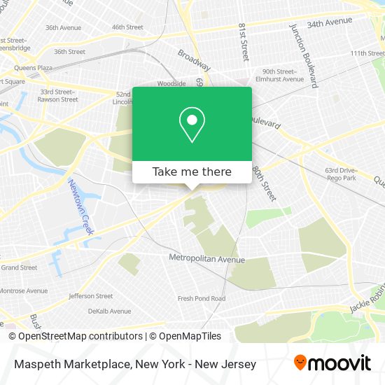 Mapa de Maspeth Marketplace
