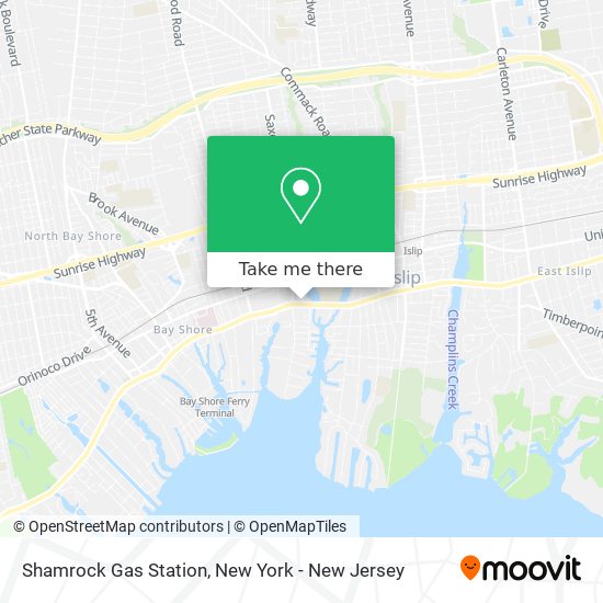 Shamrock Gas Station map