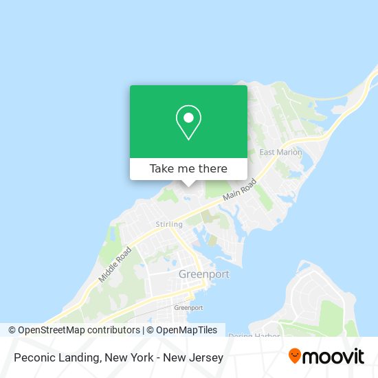 Mapa de Peconic Landing