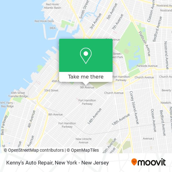 Mapa de Kenny's Auto Repair