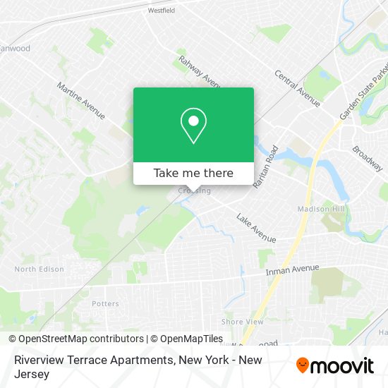 Mapa de Riverview Terrace Apartments