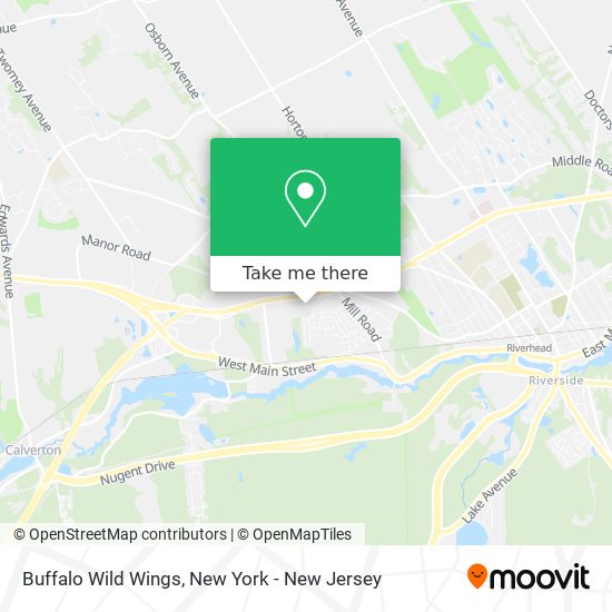 Buffalo Wild Wings map