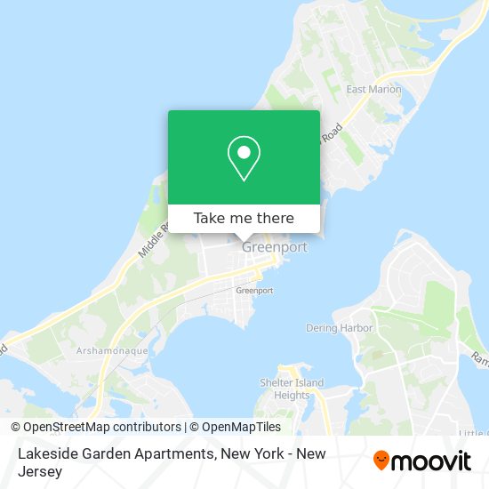 Mapa de Lakeside Garden Apartments