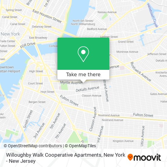 Mapa de Willoughby Walk Cooperative Apartments