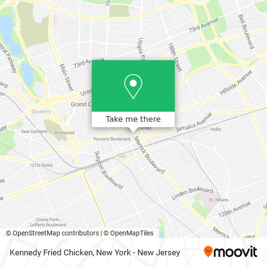 Kennedy Fried Chicken map