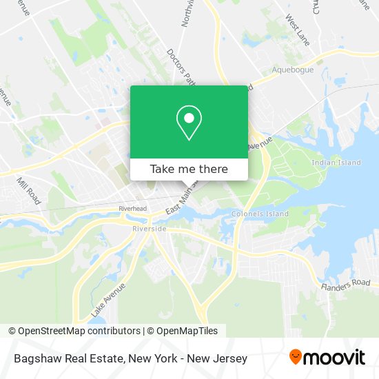 Bagshaw Real Estate map