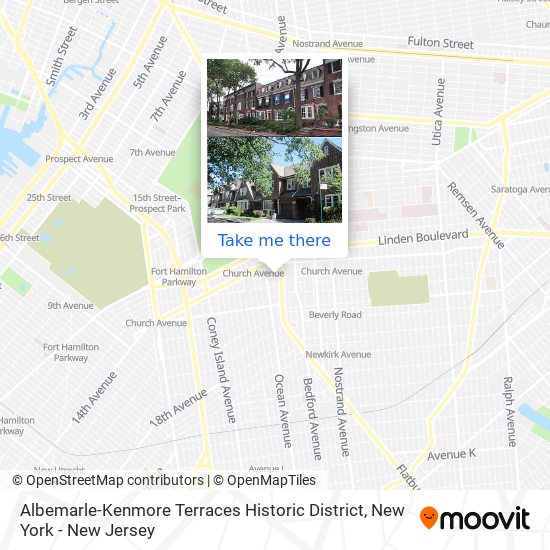 Mapa de Albemarle-Kenmore Terraces Historic District
