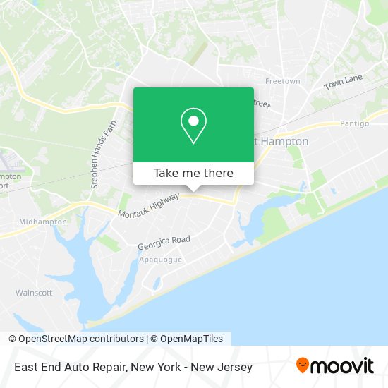 East End Auto Repair map