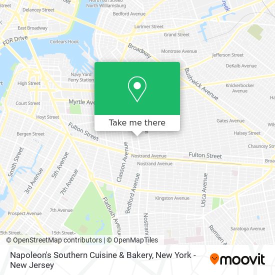 Napoleon's Southern Cuisine & Bakery map