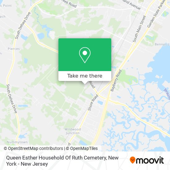 Queen Esther Household Of Ruth Cemetery map