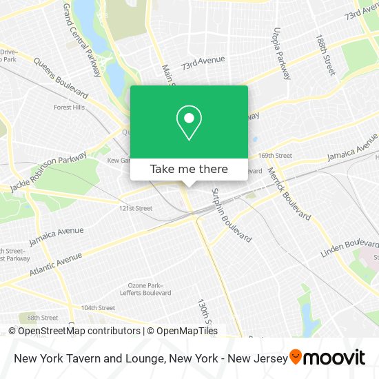 Mapa de New York Tavern and Lounge