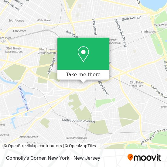 Mapa de Connolly's Corner