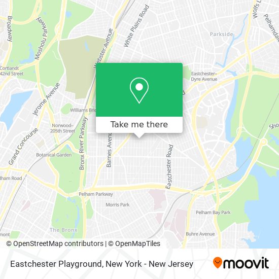 Mapa de Eastchester Playground