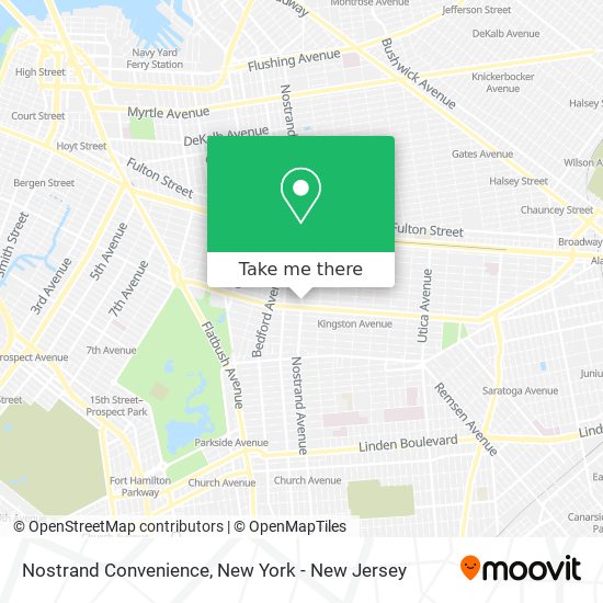 Nostrand Convenience map