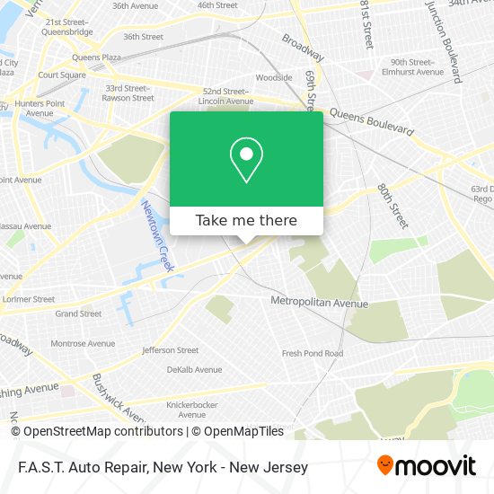 F.A.S.T. Auto Repair map