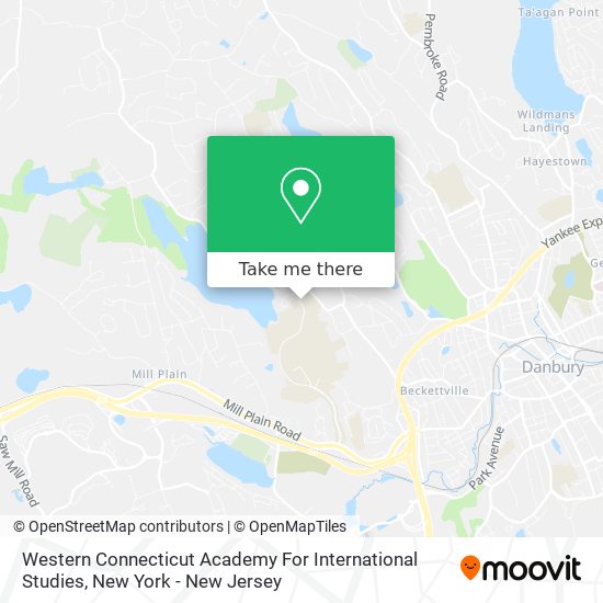 Mapa de Western Connecticut Academy For International Studies