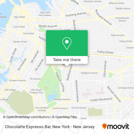 Chocolatte Espresso Bar map