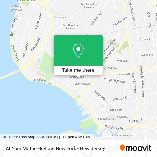 At Your Mother-In-Law map