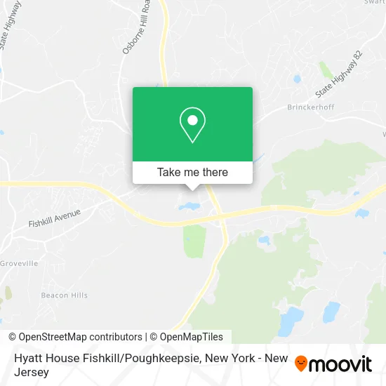 Hyatt House Fishkill / Poughkeepsie map