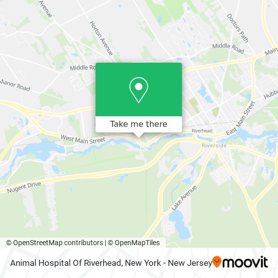 Mapa de Animal Hospital Of Riverhead