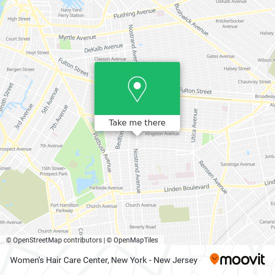 Mapa de Women's Hair Care Center