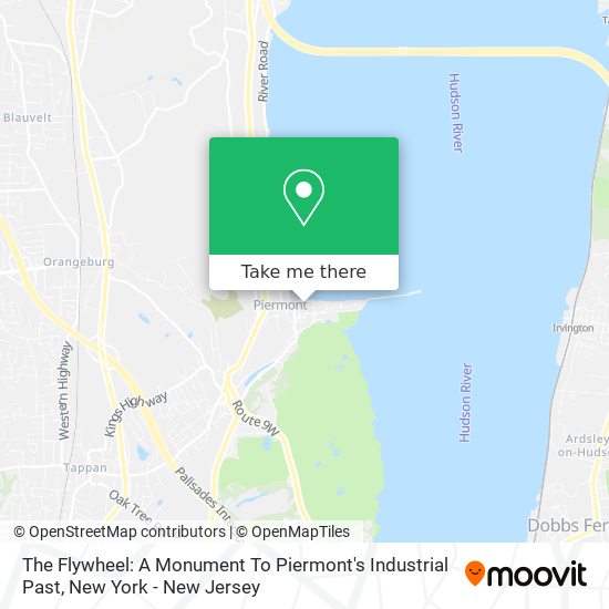 Mapa de The Flywheel: A Monument To Piermont's Industrial Past