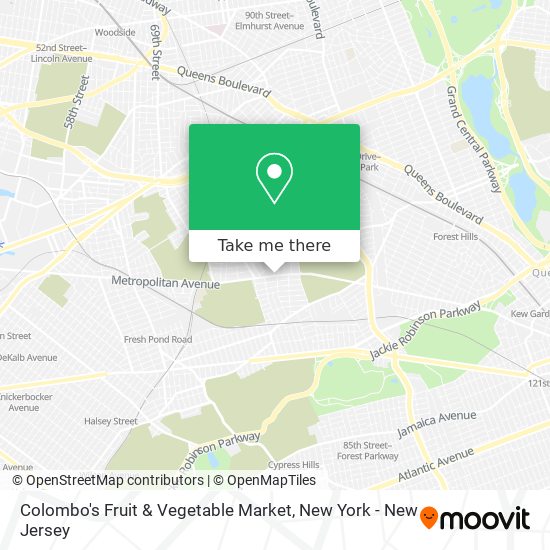 Mapa de Colombo's Fruit & Vegetable Market