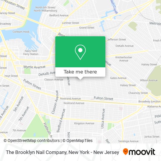 The Brooklyn Nail Company map