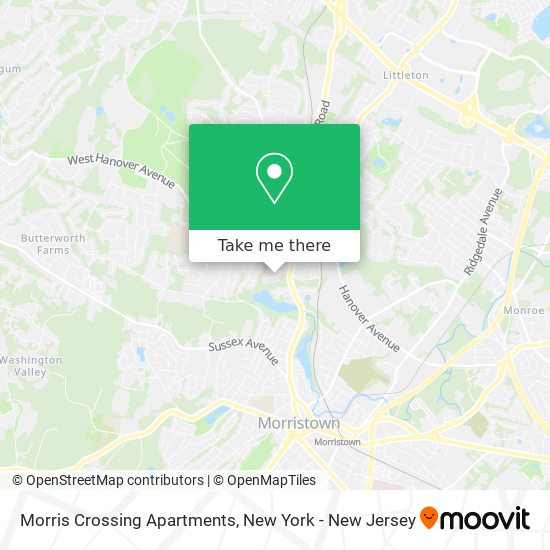 Mapa de Morris Crossing Apartments