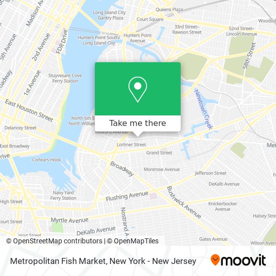 Mapa de Metropolitan Fish Market