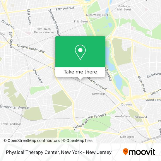 Mapa de Physical Therapy Center