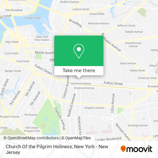 Church Of the Pilgrim Holiness map