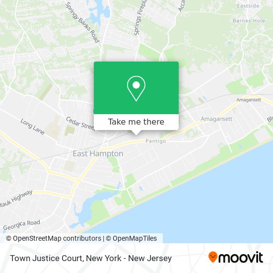 Town Justice Court map