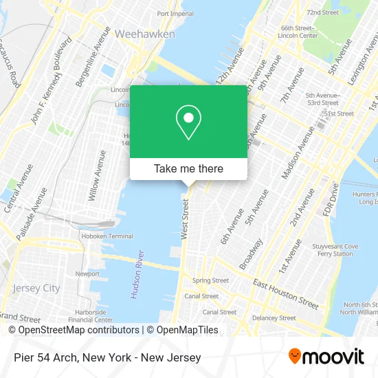 Pier 54 Arch map