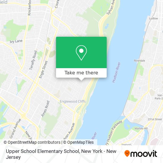 Mapa de Upper School Elementary School