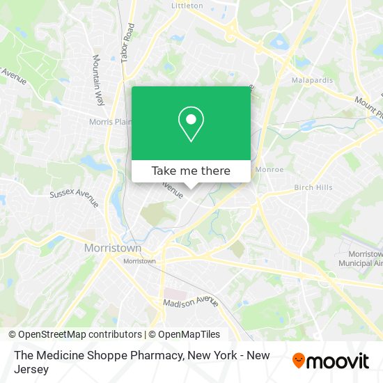 Mapa de The Medicine Shoppe Pharmacy