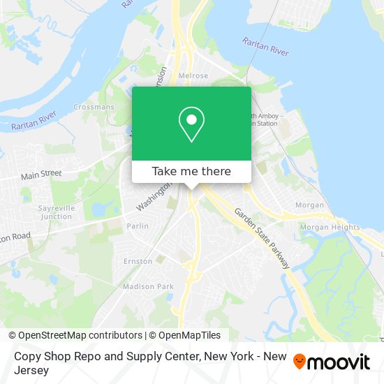 Copy Shop Repo and Supply Center map