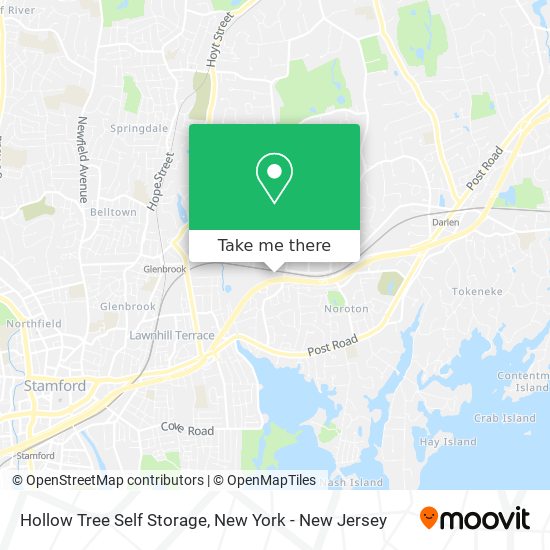 Mapa de Hollow Tree Self Storage