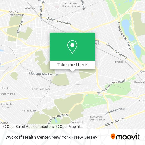 Mapa de Wyckoff Health Center