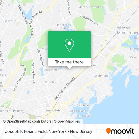 Mapa de Joseph F. Fosina Field