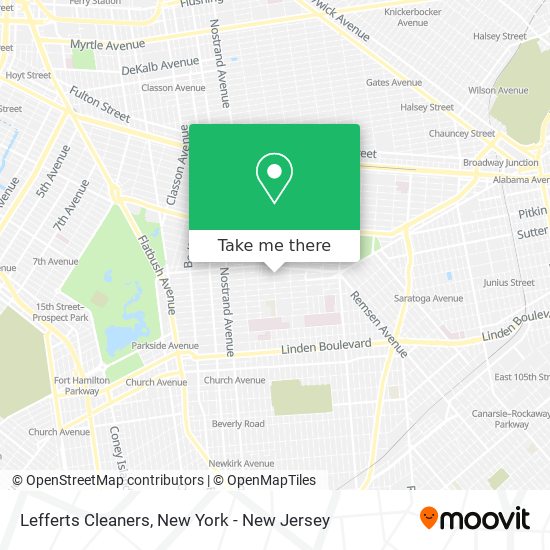 Mapa de Lefferts Cleaners