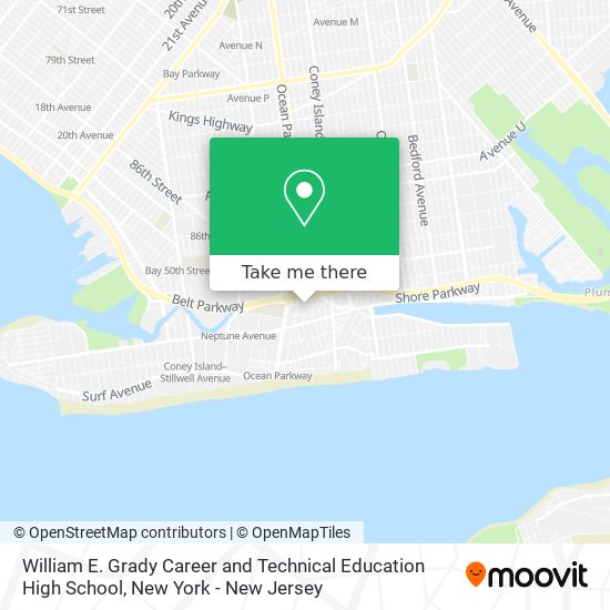 Mapa de William E. Grady Career and Technical Education High School