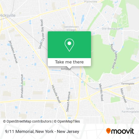 9/11 Memorial map