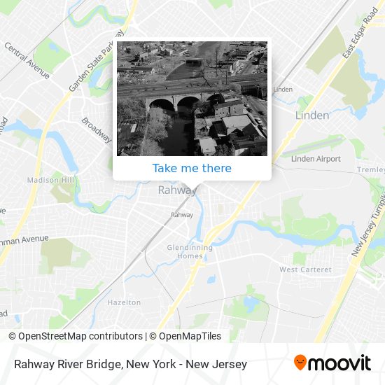 Rahway River Bridge map