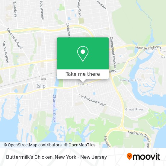 Buttermilk's Chicken map